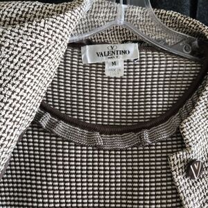 Valentino Miss V Made in Italy Sleeveless Cami Jacket & Skirt Set